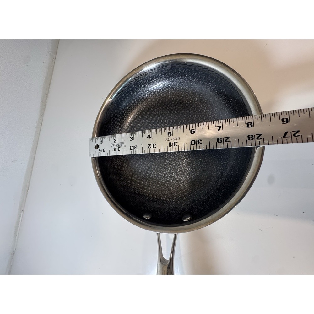 David Burke 8" Tri-Ply Stainless Hex Steel Ceramic Hybrid Frying Sautee Pan - Picture 8 of 9